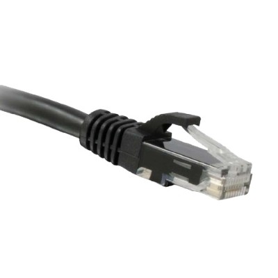 ENET Solutions C5E-BK-7-ENC 7ft Category 5 Enhanced 350mhz Patch Cord w/Boots - Black ENET Solutions C5E-BK-7-ENC 7ft Category 5 Enhanced 350mhz Patch Cord w/Boots - Black