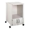 T Printer Stand with Cabinet