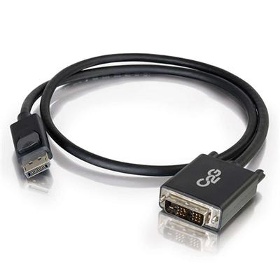 Cables To Go 54328 3ft DisplayPort to DVI Adapter Cable -DVI-D Single Link - Black - DisplayPort cable - single link - DVI-D (M) to DisplayPort (M) - 3 ft - bla Cables To Go 54328 3ft DisplayPort to DVI Adapter Cable -DVI-D Single Link - Black - DisplayPort cable - single link - DVI-D (M) to DisplayPort (M) - 3 ft - bla