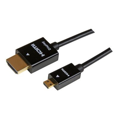 StarTech.com HDADMM5MA 5m Active High Speed HDMI Cable HDMI to HDMI Micro M M HDMI cable micro HDMI M to HDMI M 16.4 ft double shielded black