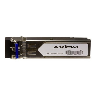 Axiom Memory 10014 AX SFP mini GBIC transceiver module equivalent to Extreme Networks 10014 Gigabit Ethernet 1000Base EX LC single mode up to 24.9