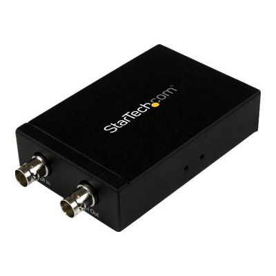 StarTech.com SDI2HD SDI to HDMI Converter 3G SDI to HDMI Adapter with SDI Loop Through Output Video converter 3G SDI black