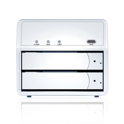 Sans Digital ST-SAN-MR2UT+ MobileRAID MR2UT+ - 2 Bay SATA to eSATA/USB 3.0 RAID 0 / 1 / JBOD / Spanning Enclosure (Silver) Sans Digital ST-SAN-MR2UT+ MobileRAID MR2UT+ - 2 Bay SATA to eSATA/USB 3.0 RAID 0 / 1 / JBOD / Spanning Enclosure (Silver)