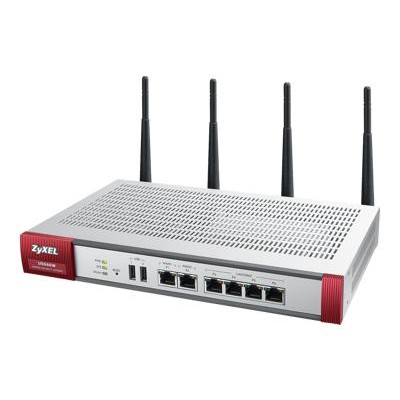 Zyxel USG60W USG60W Security appliance with 1 year AV IDP AS CF 2 SSL VPN users 10Mb LAN 100Mb LAN GigE 802.11a b g n Dual Band rack mountable