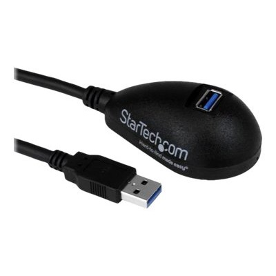 StarTech.com USB3SEXT5DKB 5 ft Black Desktop USB 3.0 Extension Cable A to A M F USB extension cable USB Type A F to USB Type A M USB 3.0 5 ft bl