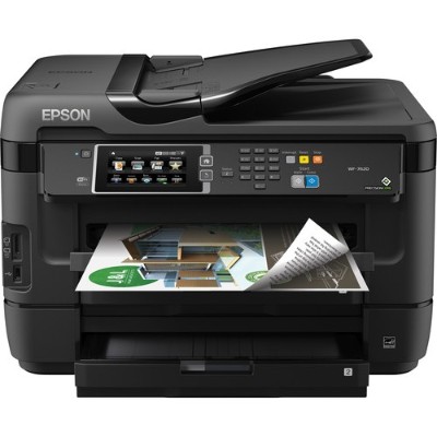 Epson C11CC97201 WorkForce WF 7620 Multifunction printer color ink jet 11.7 in x 17 in original A3 Ledger media up to 16 ppm copying up to 1