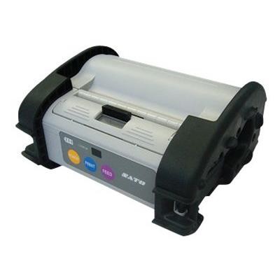 Sato America WWMB64080 MB 410i Label printer thermal paper Roll 2.16 in 305 dpi up to 243.3 inch min USB IrDA Wi Fi RS232C