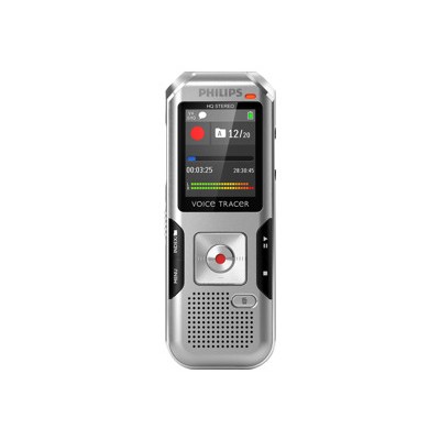 Philips DVT4000/00 Voice Tracer DVT4000 - Voice recorder - 300 mW - 4 GB - display: 1.77 in - chrome silver shadow Philips DVT4000/00 Voice Tracer DVT4000 - Voice recorder - 300 mW - 4 GB - display: 1.77 in - chrome silver shadow