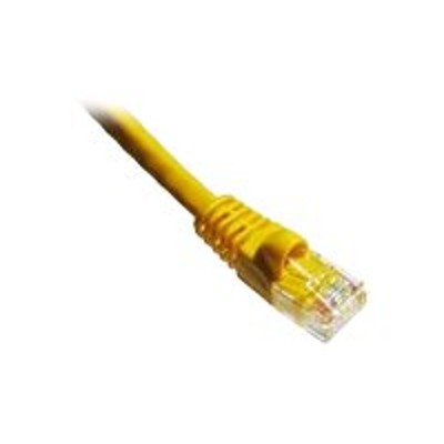 Axiom Memory C5EMB-Y14-AX Patch cable - RJ-45 (M) to RJ-45 (M) - 14 ft - UTP - CAT 5e - molded snagless stranded - yellow Axiom Memory C5EMB-Y14-AX Patch cable - RJ-45 (M) to RJ-45 (M) - 14 ft - UTP - CAT 5e - molded snagless stranded - yellow