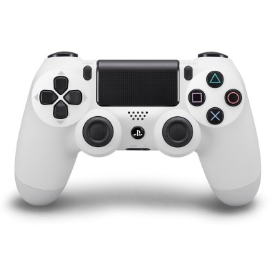 Sony 3000393 Dual Shock 4 - Game pad - wireless - Bluetooth - glacier white - for PlayStation 4