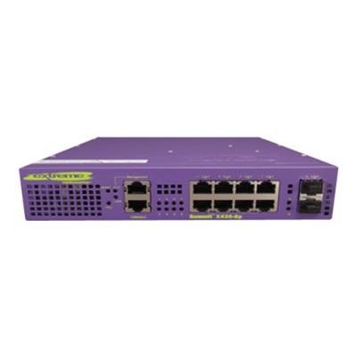 Extreme Network 16515 Summit X430 8p Switch managed 8 x 10 100 1000 PoE 2 x Gigabit SFP rack mountable PoE