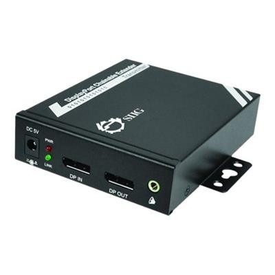 Siig Ce-dp0511-s1 Displayport To Cat5e Daisy Chain Hd Extender Kit With Rs-232 & Ir - Video/audio/infrared Extender - Displayport - Up To 328 Ft