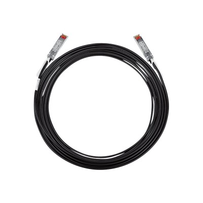 TP-Link TXC432-CU3M Direct Attach Cable - Direct attach cable - SFP+ to SFP+ - 10 ft - twinaxial TP-Link TXC432-CU3M Direct Attach Cable - Direct attach cable - SFP+ to SFP+ - 10 ft - twinaxial