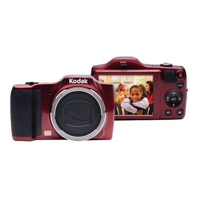 Kodak FZ201-RD PIXPRO Friendly Zoom FZ201 - Digital camera - compact - 16.15 MP - 720p - 20x optical zoom - red