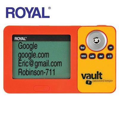 Royal Consumer Information Products 39226u Pv1 Digital Password Vault