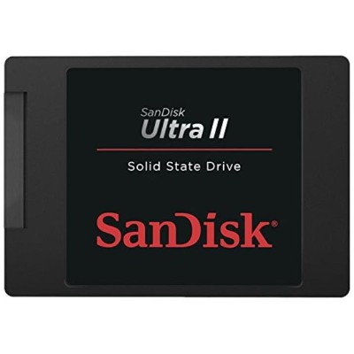 Sandisk SDSSDHII-960G-G25 Ultra II - Solid state drive - 960 GB - internal - 2.5 - SATA 6Gb/s Sandisk SDSSDHII-960G-G25 Ultra II - Solid state drive - 960 GB - internal - 2.5 - SATA 6Gb/s