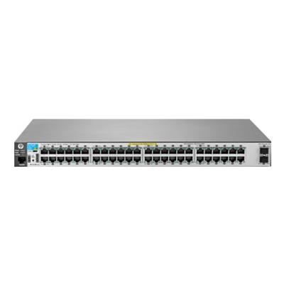Hewlett Packard Enterprise J9853A ABA Aruba 2530 48G PoE 2SFP Switch managed 48 x 10 100 1000 PoE 2 x 10 Gigabit Ethernet 1 Gigabit Ethernet SFP