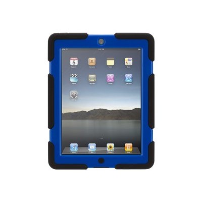 Griffin GB35380 3 Survivor All Terrain Protective case for tablet silicone polycarbonate black blue for Apple iPad 3rd generation iPad 2 iPad with