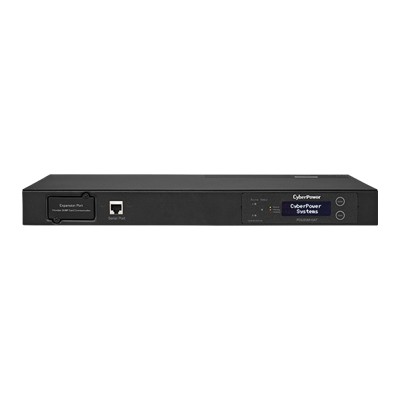 Cyberpower PDU20M10AT Metered ATS Series PDU20M10AT Power distribution unit rack mountable AC 100 120 V RS 232 input NEMA 5 20 output connectors 1