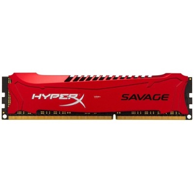 Kingston HX316C9SR 8 HyperX Savage DDR3 8 GB DIMM 240 pin 1600 MHz PC3 12800 CL9 1.5 V unbuffered non ECC red