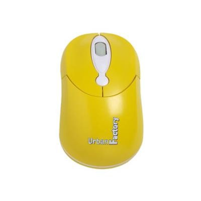 Urban Factory CM09UF Crazy Mouse Mouse optical 3 buttons wired USB yellow