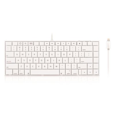 MacAlly Peripherals IKEYLTII Lightning Wired Keyboard Designed for Lightning iDevices MacAlly Peripherals IKEYLTII Lightning Wired Keyboard Designed for Lightning iDevices