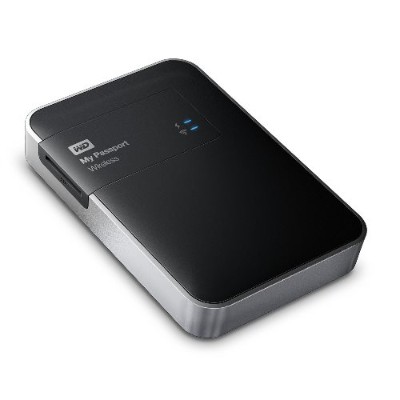 WD WDBK8Z0010BBK-NESN 1TB My Passport Wireless Portable External Hard Drive - WIFI USB 3.0 WD WDBK8Z0010BBK-NESN 1TB My Passport Wireless Portable External Hard Drive - WIFI USB 3.0