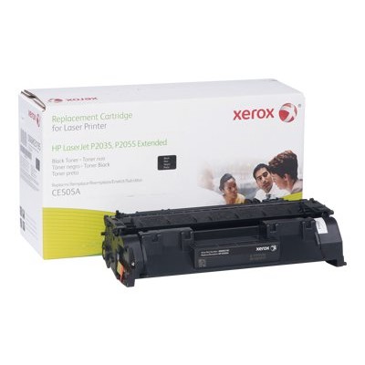Xerox 006R03195 Extended Yield black toner cartridge equivalent to HP CE505A for HP LaserJet P2035 P2035n P2055 P2055d P2055dn P2055x