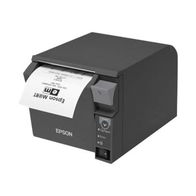 Epson C31CD38A9982 TM T70II Receipt printer thermal line Roll 3.13 in 180 dpi up to 590.6 inch min USB 2.0 serial