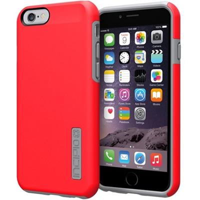 Incipio IPH 1179 REDGRY DualPro Case for iPhone 6s 6 Red Charcoal