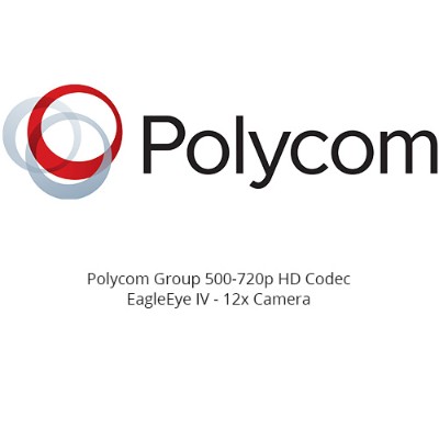 Polycom 720064250001 Group 500-720p Hd Codec Eagleeye Iv - 12x Camera