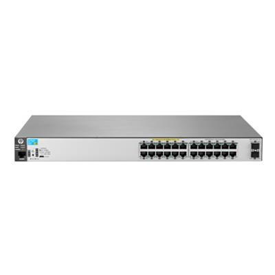 Hewlett Packard Enterprise J9854A ABA Aruba 2530 24G PoE 2SFP Switch managed 24 x 10 100 1000 PoE 2 x 10 Gigabit SFP desktop rack mountable wa