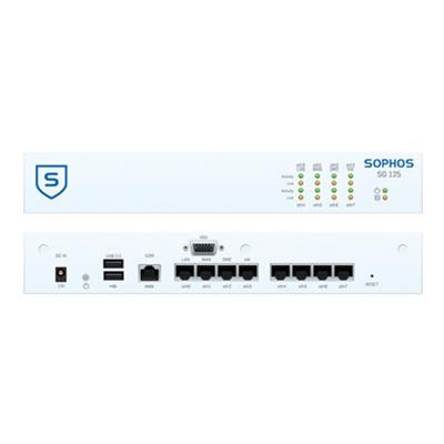 Sophos SB1C3CSUSK SG 125 - Security appliance - with 3 years TotalProtect - 8 ports - GigE Sophos SB1C3CSUSK SG 125 - Security appliance - with 3 years TotalProtect - 8 ports - GigE