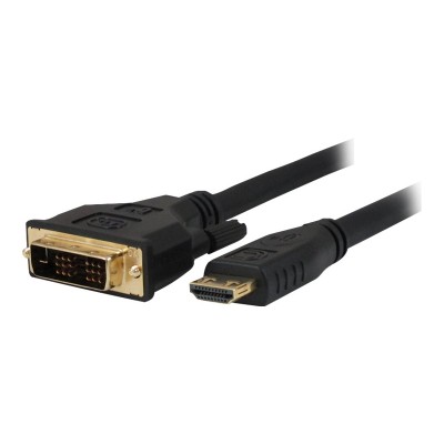 Comprehensive HD DVI 12PROBLK Pro AV IT Series Video cable HDMI DVI DVI D M to HDMI M 12 ft triple shielded black