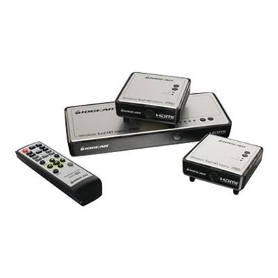 Iogear GWHDMS52MBK2 Long Range Wireless 5 x 2 HDMI Matrix PRO - Wireless video/audio extender - up to 197 ft - with Additional Receiver GWHDRX01 Iogear GWHDMS52MBK2 Long Range Wireless 5 x 2 HDMI Matrix PRO - Wireless video/audio extender - up to 197 ft - with Additional Receiver GWHDRX01