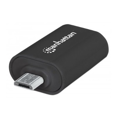 Manhattan 406192 imPORT USB Mobile OTG Adapter Micro USB 2.0 to USB 2.0
