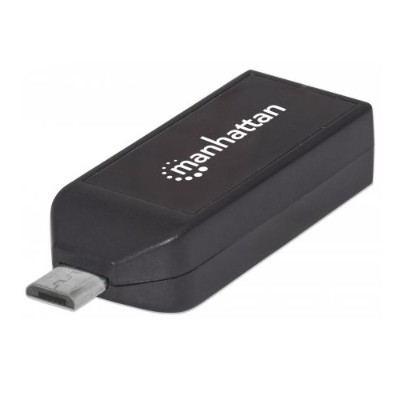Manhattan 406222 imPORT Link Mobile OTG Adapter Micro USB 2.0 to USB 2.0 24 in 1 Card Reader Writer