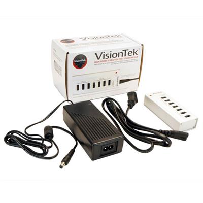 Visiontek 900726 High Power USB Seven Port Charging Hub - Hub - 7 x SuperSpeed USB 3.0 - desktop Visiontek 900726 High Power USB Seven Port Charging Hub - Hub - 7 x SuperSpeed USB 3.0 - desktop