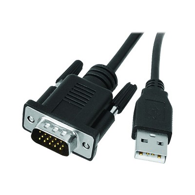 SIIG CE VG0U11 S1 Portable VGA USB Audio to HDMI converter Video converter VGA black