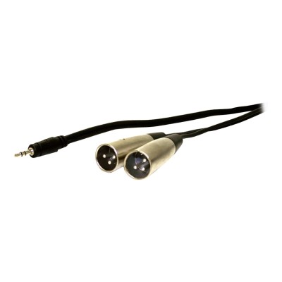 Comprehensive MPS-2XLRP-10ST Standard - Audio cable - stereo mini jack (M) to XLR3 (M) - 10 ft Comprehensive MPS-2XLRP-10ST Standard - Audio cable - stereo mini jack (M) to XLR3 (M) - 10 ft
