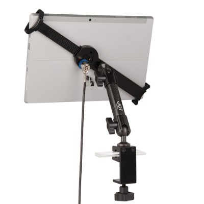 The Joy Factory MNU102KL LockDown Universal C-Clamp Carbon Fiber Mount w/ Key Lock for 7 - 11 Tablets The Joy Factory MNU102KL LockDown Universal C-Clamp Carbon Fiber Mount w/ Key Lock for 7 - 11 Tablets