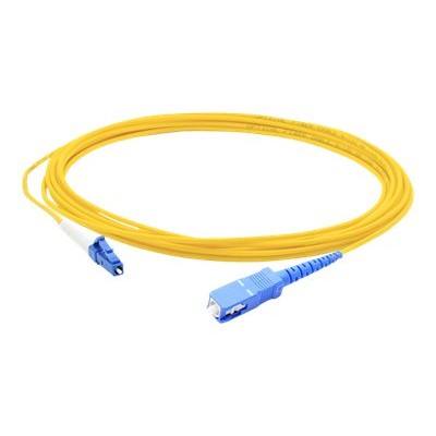 AddOn Computer Products ADD SC LC 10MS9SMF 10m LC Male to SC Male Yellow OS1 Simplex LSZH Single Mode Fiber SMF Patch Cable