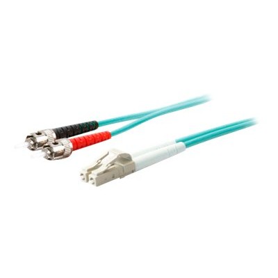 AddOn Computer Products ADD ST LC 15M5OM4 15m LC Male to ST Male Aqua OM4 Duplex LSZH LOMM Patch Cable
