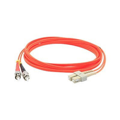 AddOn Computer Products ADD ST LC 1M6MMF 1m LC Male to ST Male Orange OM1 Duplex LSZH Multi Mode Fiber MMF Patch Cable