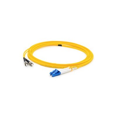 AddOn Computer Products ADD ST LC 1M9SMF 1m LC Male to ST Male Yellow OS1 Duplex LSZH Single Mode Fiber SMF Patch Cable