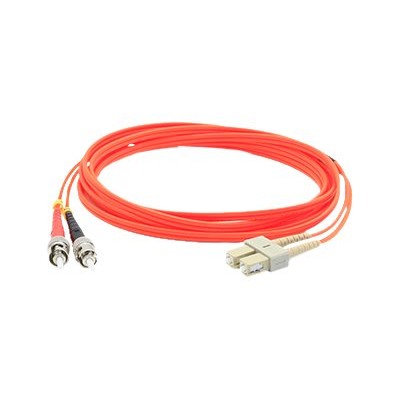 AddOn Computer Products ADD ST LC 7M6MMF 7m LC Male to ST Male Orange OM1 Duplex LSZH Multi Mode Fiber MMF Patch Cable