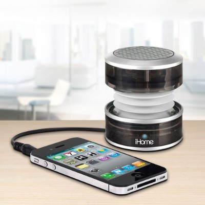 iHome IM60GT Rechargeable Mini Speaker - Gray iHome IM60GT Rechargeable Mini Speaker - Gray