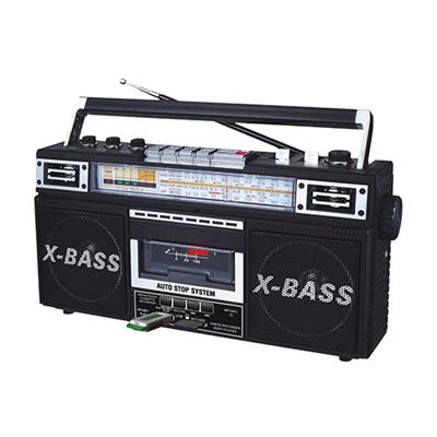 Qfx J-22u-blk Retro Collection Boom Box - Black