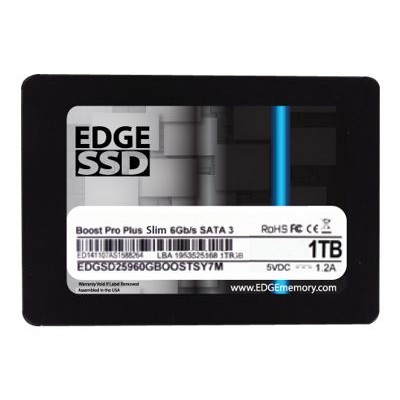 Edge Memory Pe244965 Boost Pro Slim (7 Mm) - Solid State Drive - 1 Tb - Sata 6gb/s