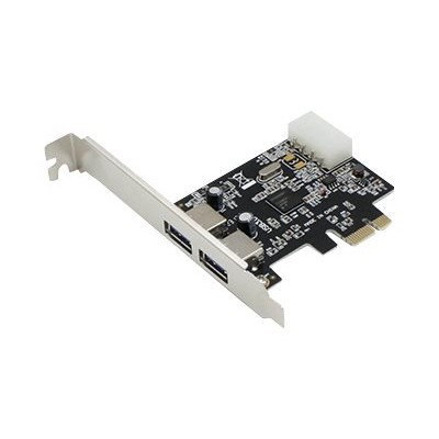 AddOn Computer Products ADD PCIE 2USB30 Dual Open USB 3.0 Port PCIe x1 Host Bus Adapter